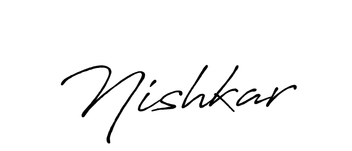 Best and Professional Signature Style for Nishkar. Antro_Vectra_Bolder Best Signature Style Collection. Nishkar signature style 7 images and pictures png