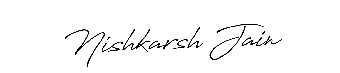 Once you've used our free online signature maker to create your best signature Antro_Vectra_Bolder style, it's time to enjoy all of the benefits that Nishkarsh Jain name signing documents. Nishkarsh Jain signature style 7 images and pictures png