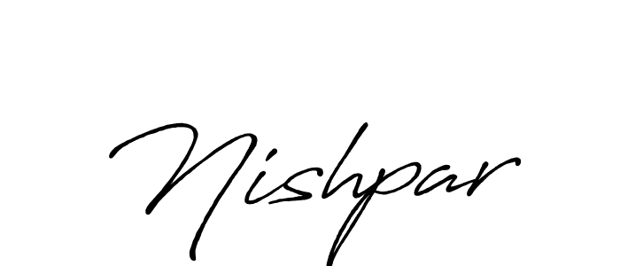 Design your own signature with our free online signature maker. With this signature software, you can create a handwritten (Antro_Vectra_Bolder) signature for name Nishpar. Nishpar signature style 7 images and pictures png