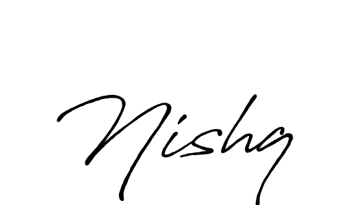 Once you've used our free online signature maker to create your best signature Antro_Vectra_Bolder style, it's time to enjoy all of the benefits that Nishq name signing documents. Nishq signature style 7 images and pictures png