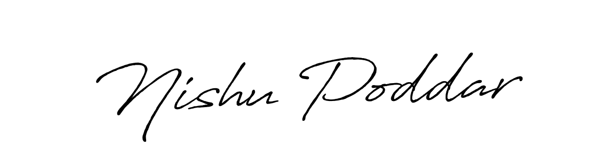 Best and Professional Signature Style for Nishu Poddar. Antro_Vectra_Bolder Best Signature Style Collection. Nishu Poddar signature style 7 images and pictures png
