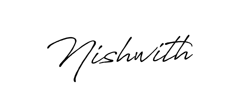 Antro_Vectra_Bolder is a professional signature style that is perfect for those who want to add a touch of class to their signature. It is also a great choice for those who want to make their signature more unique. Get Nishwith name to fancy signature for free. Nishwith signature style 7 images and pictures png