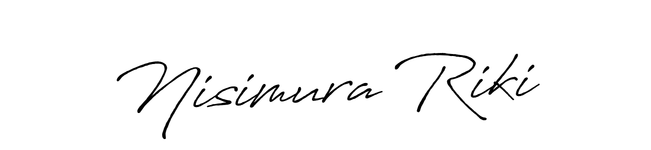 Antro_Vectra_Bolder is a professional signature style that is perfect for those who want to add a touch of class to their signature. It is also a great choice for those who want to make their signature more unique. Get Nisimura Riki name to fancy signature for free. Nisimura Riki signature style 7 images and pictures png