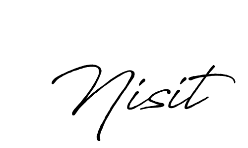 You should practise on your own different ways (Antro_Vectra_Bolder) to write your name (Nisit) in signature. don't let someone else do it for you. Nisit signature style 7 images and pictures png
