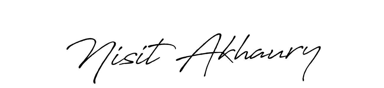 It looks lik you need a new signature style for name Nisit Akhaury. Design unique handwritten (Antro_Vectra_Bolder) signature with our free signature maker in just a few clicks. Nisit Akhaury signature style 7 images and pictures png