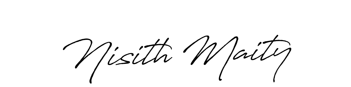 Make a beautiful signature design for name Nisith Maity. Use this online signature maker to create a handwritten signature for free. Nisith Maity signature style 7 images and pictures png