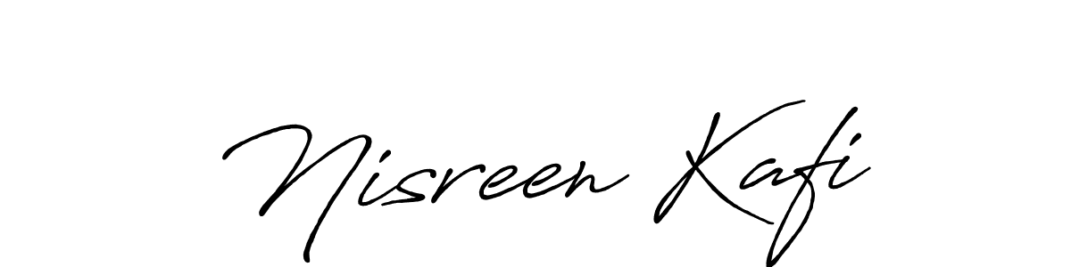 You should practise on your own different ways (Antro_Vectra_Bolder) to write your name (Nisreen Kafi) in signature. don't let someone else do it for you. Nisreen Kafi signature style 7 images and pictures png