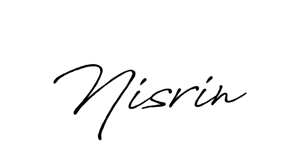 Also You can easily find your signature by using the search form. We will create Nisrin name handwritten signature images for you free of cost using Antro_Vectra_Bolder sign style. Nisrin signature style 7 images and pictures png