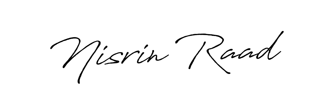 How to Draw Nisrin Raad signature style? Antro_Vectra_Bolder is a latest design signature styles for name Nisrin Raad. Nisrin Raad signature style 7 images and pictures png