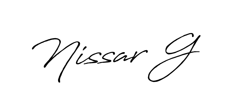 See photos of Nissar G official signature by Spectra . Check more albums & portfolios. Read reviews & check more about Antro_Vectra_Bolder font. Nissar G signature style 7 images and pictures png