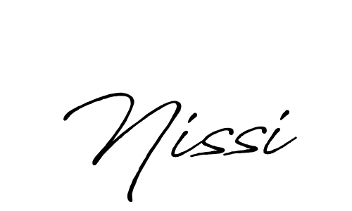 Here are the top 10 professional signature styles for the name Nissi. These are the best autograph styles you can use for your name. Nissi signature style 7 images and pictures png