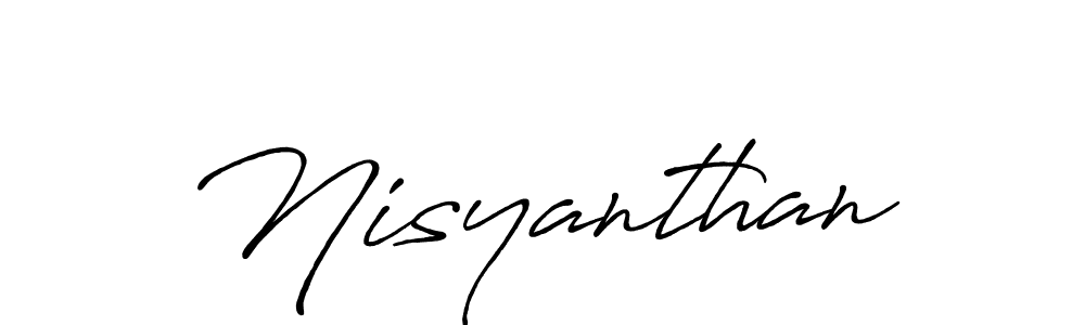 Also You can easily find your signature by using the search form. We will create Nisyanthan name handwritten signature images for you free of cost using Antro_Vectra_Bolder sign style. Nisyanthan signature style 7 images and pictures png