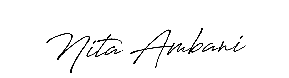 Once you've used our free online signature maker to create your best signature Antro_Vectra_Bolder style, it's time to enjoy all of the benefits that Nita Ambani name signing documents. Nita Ambani signature style 7 images and pictures png