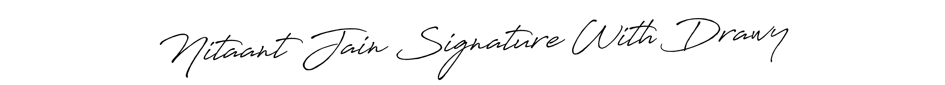 Use a signature maker to create a handwritten signature online. With this signature software, you can design (Antro_Vectra_Bolder) your own signature for name Nitaant Jain Signature With Drawy. Nitaant Jain Signature With Drawy signature style 7 images and pictures png