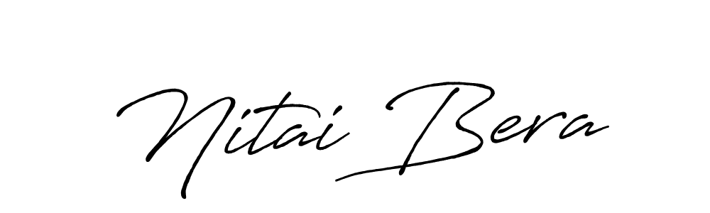 Make a beautiful signature design for name Nitai Bera. Use this online signature maker to create a handwritten signature for free. Nitai Bera signature style 7 images and pictures png