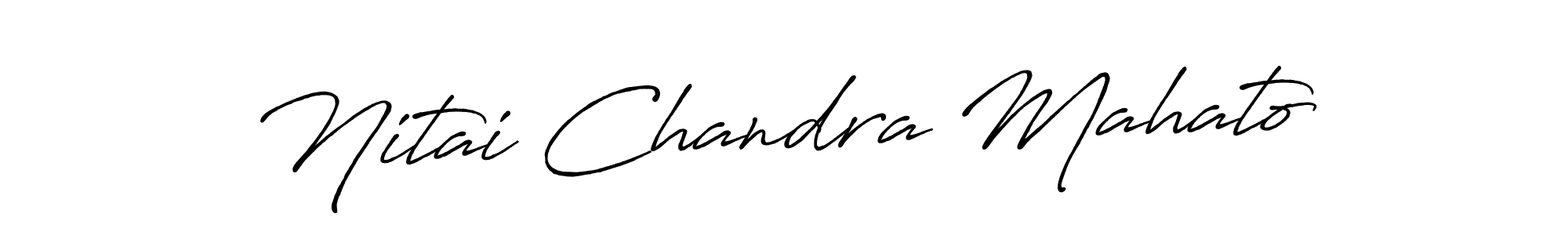 Make a beautiful signature design for name Nitai Chandra Mahato. Use this online signature maker to create a handwritten signature for free. Nitai Chandra Mahato signature style 7 images and pictures png