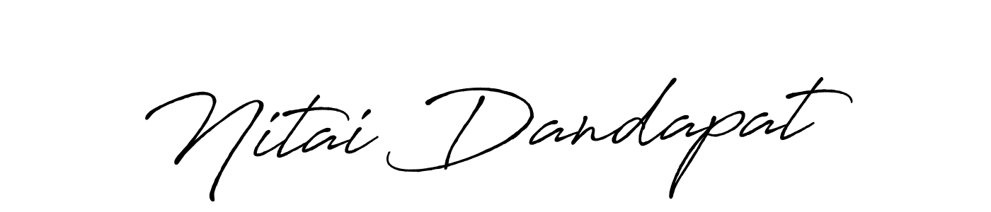 Similarly Antro_Vectra_Bolder is the best handwritten signature design. Signature creator online .You can use it as an online autograph creator for name Nitai Dandapat. Nitai Dandapat signature style 7 images and pictures png
