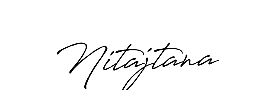 Here are the top 10 professional signature styles for the name Nitajtana. These are the best autograph styles you can use for your name. Nitajtana signature style 7 images and pictures png