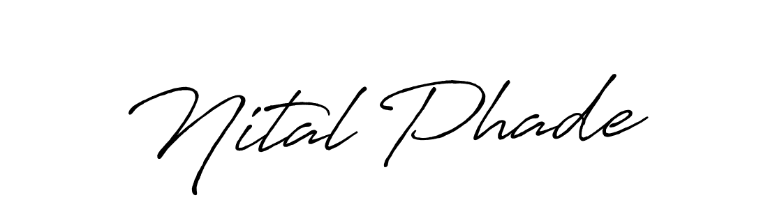 You should practise on your own different ways (Antro_Vectra_Bolder) to write your name (Nital Phade) in signature. don't let someone else do it for you. Nital Phade signature style 7 images and pictures png