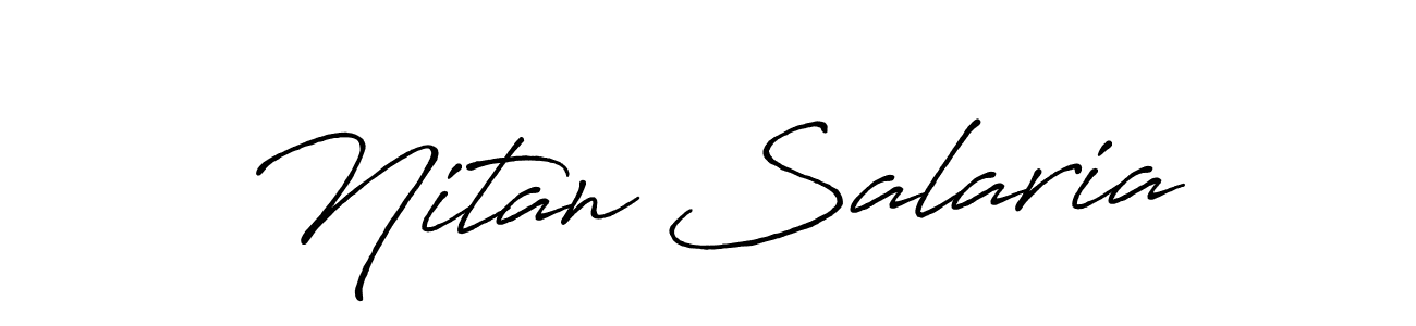 Here are the top 10 professional signature styles for the name Nitan Salaria. These are the best autograph styles you can use for your name. Nitan Salaria signature style 7 images and pictures png