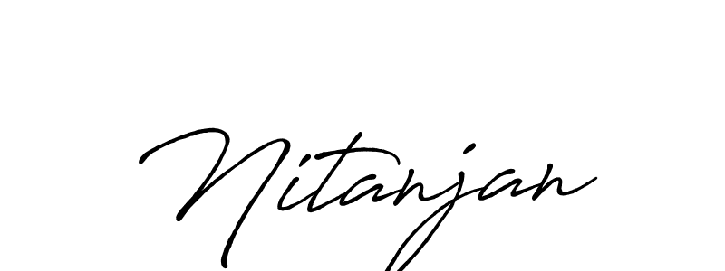 You should practise on your own different ways (Antro_Vectra_Bolder) to write your name (Nitanjan) in signature. don't let someone else do it for you. Nitanjan signature style 7 images and pictures png