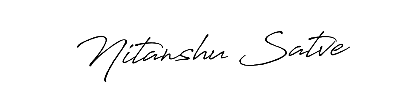 How to make Nitanshu Satve signature? Antro_Vectra_Bolder is a professional autograph style. Create handwritten signature for Nitanshu Satve name. Nitanshu Satve signature style 7 images and pictures png