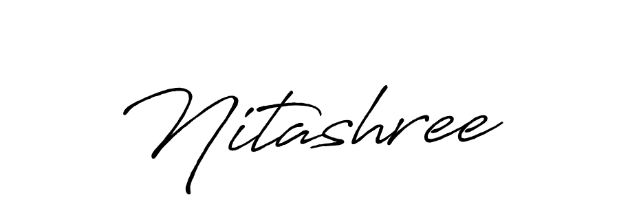 Make a short Nitashree signature style. Manage your documents anywhere anytime using Antro_Vectra_Bolder. Create and add eSignatures, submit forms, share and send files easily. Nitashree signature style 7 images and pictures png