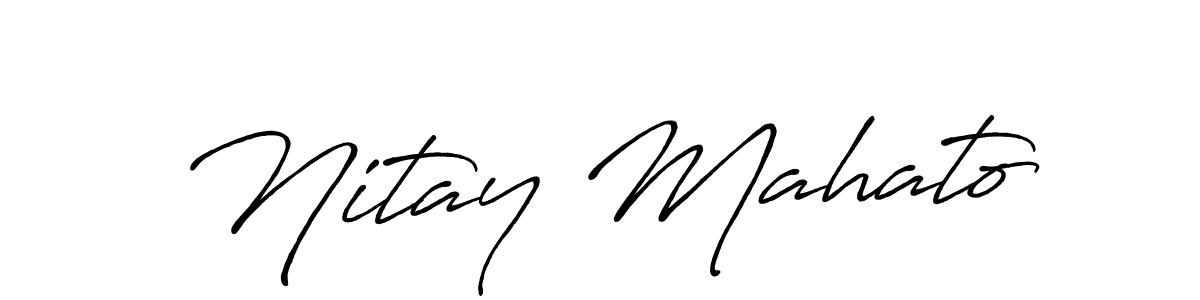 Best and Professional Signature Style for Nitay Mahato. Antro_Vectra_Bolder Best Signature Style Collection. Nitay Mahato signature style 7 images and pictures png