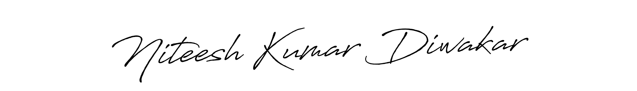 Niteesh Kumar Diwakar stylish signature style. Best Handwritten Sign (Antro_Vectra_Bolder) for my name. Handwritten Signature Collection Ideas for my name Niteesh Kumar Diwakar. Niteesh Kumar Diwakar signature style 7 images and pictures png