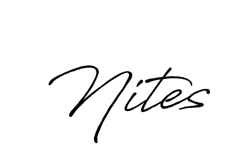 It looks lik you need a new signature style for name Nites. Design unique handwritten (Antro_Vectra_Bolder) signature with our free signature maker in just a few clicks. Nites signature style 7 images and pictures png