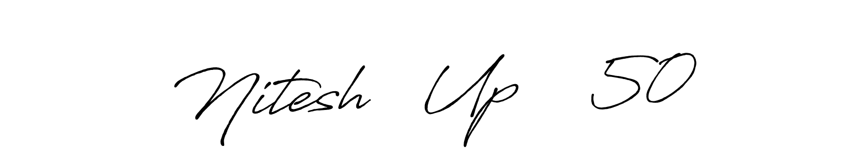 You can use this online signature creator to create a handwritten signature for the name Nitesh   Up    50. This is the best online autograph maker. Nitesh   Up    50 signature style 7 images and pictures png
