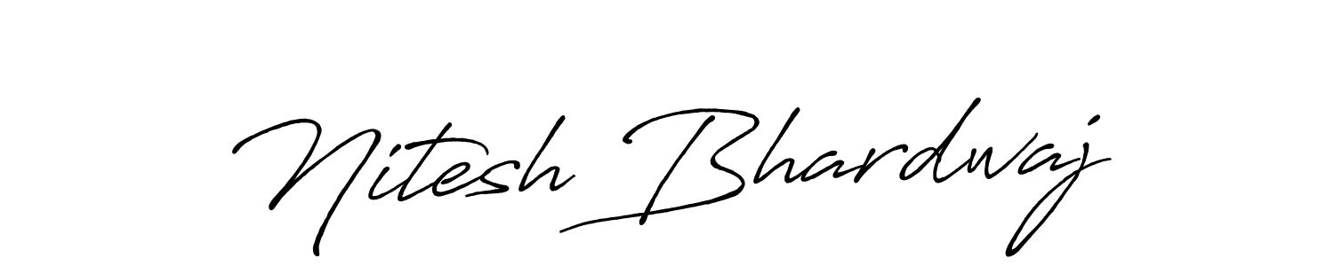 Also we have Nitesh Bhardwaj name is the best signature style. Create professional handwritten signature collection using Antro_Vectra_Bolder autograph style. Nitesh Bhardwaj signature style 7 images and pictures png