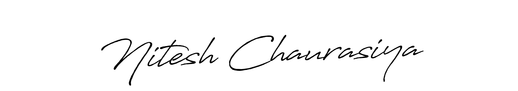 The best way (Antro_Vectra_Bolder) to make a short signature is to pick only two or three words in your name. The name Nitesh Chaurasiya include a total of six letters. For converting this name. Nitesh Chaurasiya signature style 7 images and pictures png