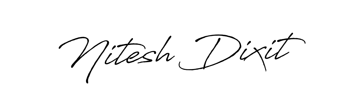 if you are searching for the best signature style for your name Nitesh Dixit. so please give up your signature search. here we have designed multiple signature styles  using Antro_Vectra_Bolder. Nitesh Dixit signature style 7 images and pictures png