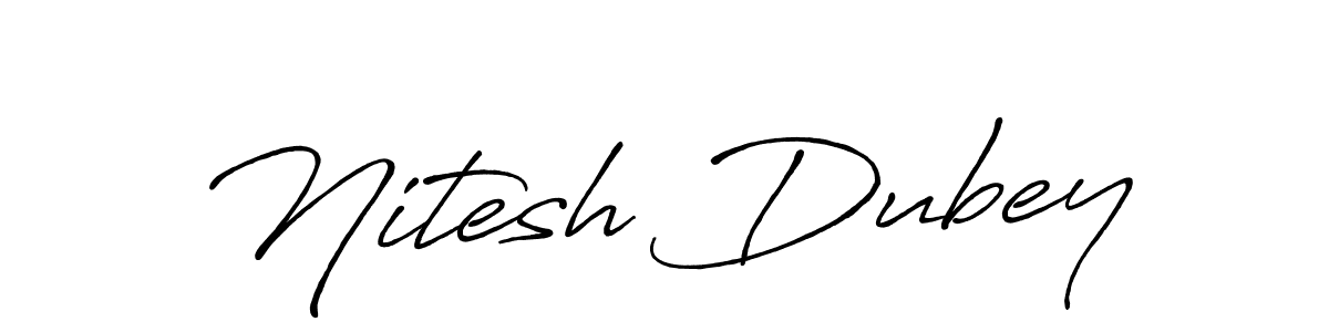 Also You can easily find your signature by using the search form. We will create Nitesh Dubey name handwritten signature images for you free of cost using Antro_Vectra_Bolder sign style. Nitesh Dubey signature style 7 images and pictures png