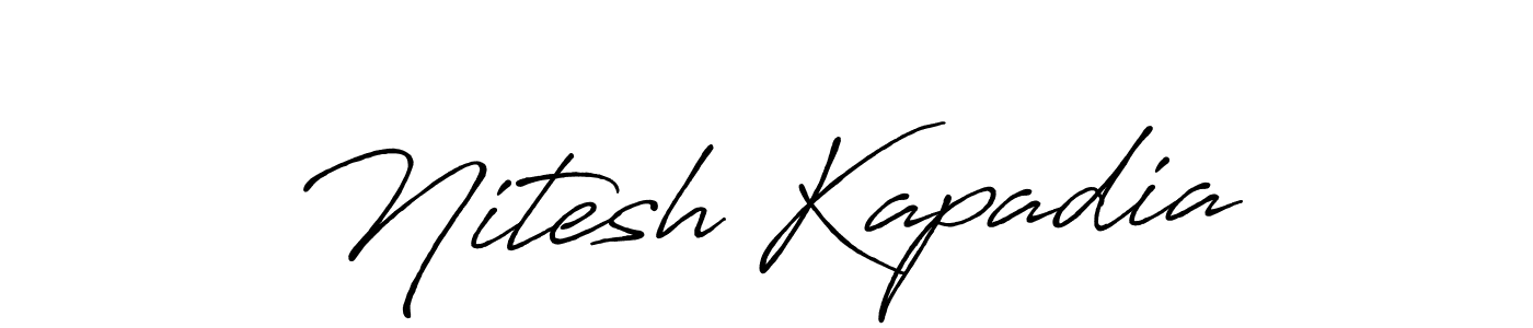 Make a beautiful signature design for name Nitesh Kapadia. Use this online signature maker to create a handwritten signature for free. Nitesh Kapadia signature style 7 images and pictures png