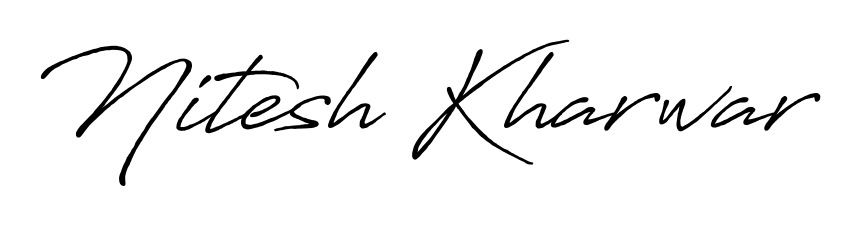 Upgrade your professional image with Nitesh Kharwar signature created with Antro_Vectra_Bolder font. Fast, free, and watermark-free download. Nitesh Kharwar signature style 7 images and pictures png