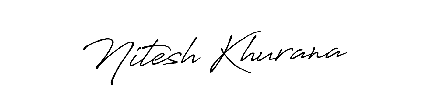 How to Draw Nitesh Khurana signature style? Antro_Vectra_Bolder is a latest design signature styles for name Nitesh Khurana. Nitesh Khurana signature style 7 images and pictures png