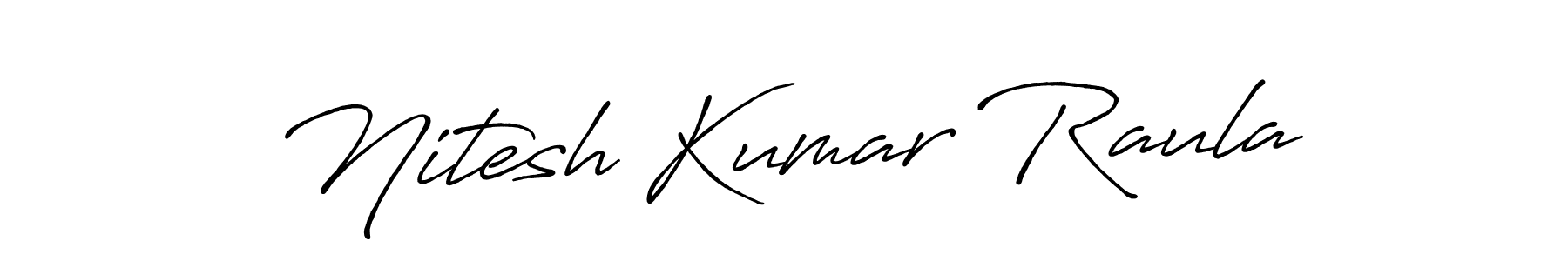 Use a signature maker to create a handwritten signature online. With this signature software, you can design (Antro_Vectra_Bolder) your own signature for name Nitesh Kumar Raula. Nitesh Kumar Raula signature style 7 images and pictures png