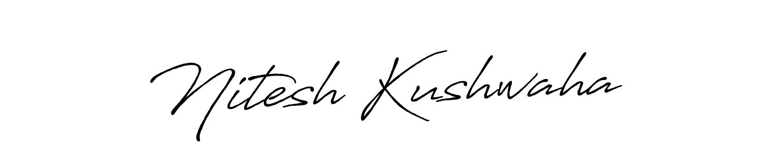 Make a beautiful signature design for name Nitesh Kushwaha. Use this online signature maker to create a handwritten signature for free. Nitesh Kushwaha signature style 7 images and pictures png