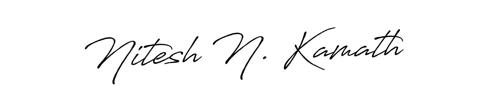 Check out images of Autograph of Nitesh N. Kamath name. Actor Nitesh N. Kamath Signature Style. Antro_Vectra_Bolder is a professional sign style online. Nitesh N. Kamath signature style 7 images and pictures png