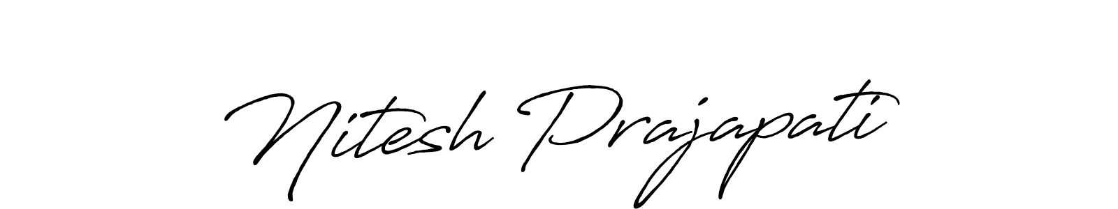 Also You can easily find your signature by using the search form. We will create Nitesh Prajapati name handwritten signature images for you free of cost using Antro_Vectra_Bolder sign style. Nitesh Prajapati signature style 7 images and pictures png