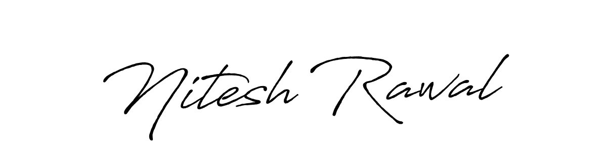 The best way (Antro_Vectra_Bolder) to make a short signature is to pick only two or three words in your name. The name Nitesh Rawal include a total of six letters. For converting this name. Nitesh Rawal signature style 7 images and pictures png