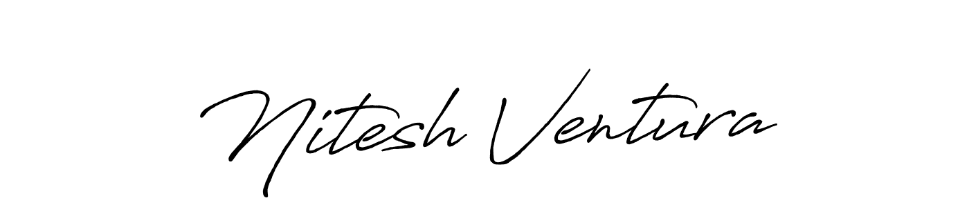 This is the best signature style for the Nitesh Ventura name. Also you like these signature font (Antro_Vectra_Bolder). Mix name signature. Nitesh Ventura signature style 7 images and pictures png