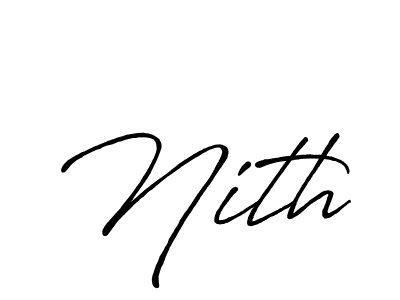 Also You can easily find your signature by using the search form. We will create Nith name handwritten signature images for you free of cost using Antro_Vectra_Bolder sign style. Nith signature style 7 images and pictures png