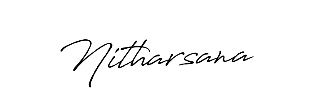 The best way (Antro_Vectra_Bolder) to make a short signature is to pick only two or three words in your name. The name Nitharsana include a total of six letters. For converting this name. Nitharsana signature style 7 images and pictures png