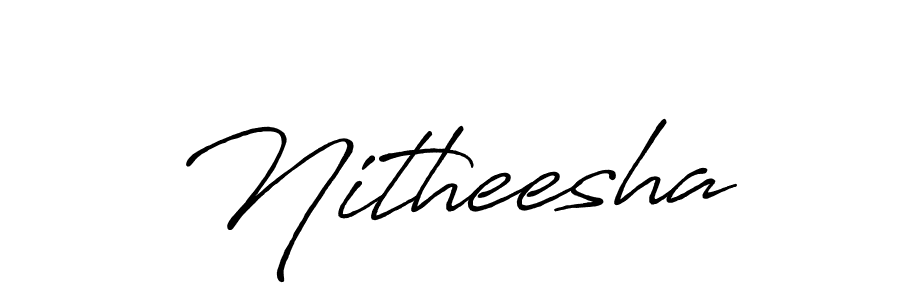 The best way (Antro_Vectra_Bolder) to make a short signature is to pick only two or three words in your name. The name Nitheesha include a total of six letters. For converting this name. Nitheesha signature style 7 images and pictures png