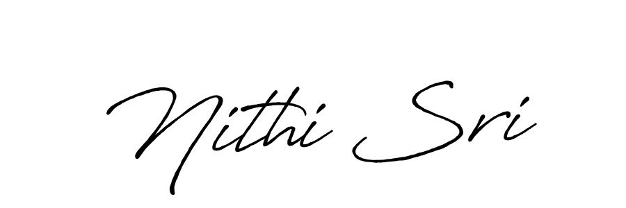 Antro_Vectra_Bolder is a professional signature style that is perfect for those who want to add a touch of class to their signature. It is also a great choice for those who want to make their signature more unique. Get Nithi Sri name to fancy signature for free. Nithi Sri signature style 7 images and pictures png