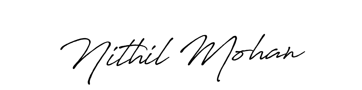 You can use this online signature creator to create a handwritten signature for the name Nithil Mohan. This is the best online autograph maker. Nithil Mohan signature style 7 images and pictures png