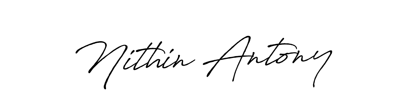 Make a short Nithin Antony signature style. Manage your documents anywhere anytime using Antro_Vectra_Bolder. Create and add eSignatures, submit forms, share and send files easily. Nithin Antony signature style 7 images and pictures png